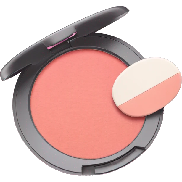 powder blush with open lid emoji