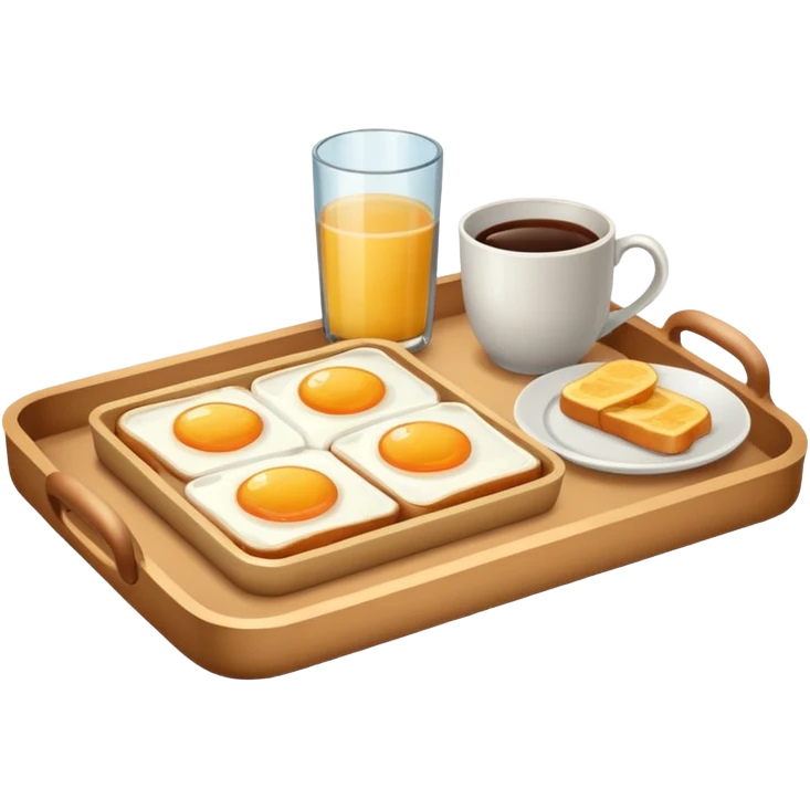 rectangle tray breakfast emoji