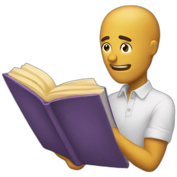 book reading reaction emoji