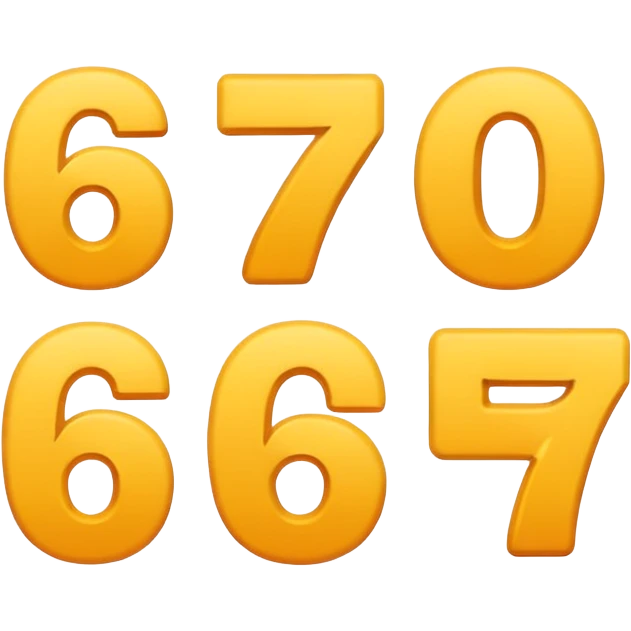 6 7 emoji