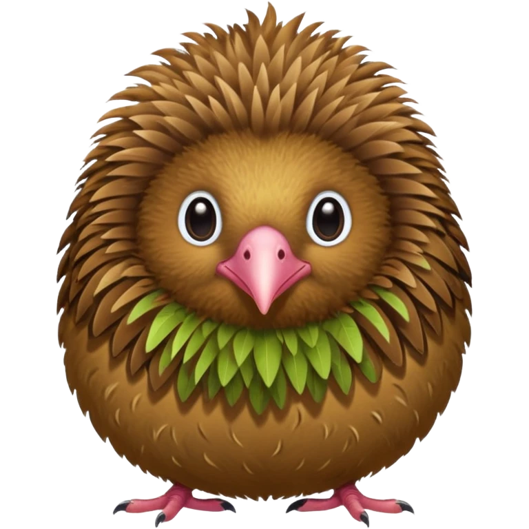 cute kiwi bird ai agent ( color fillable)  emoji