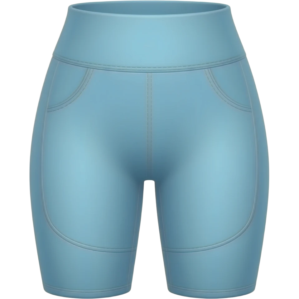 Blue pilates leggings emoji