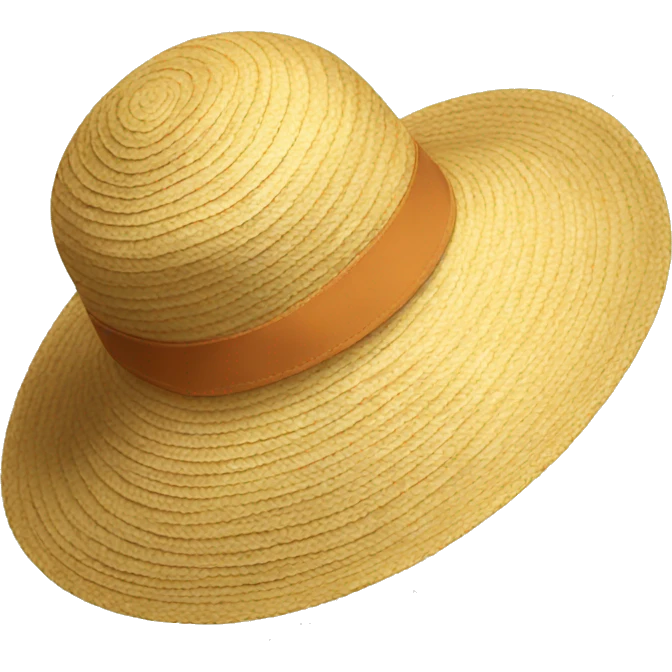  sun hat emoji