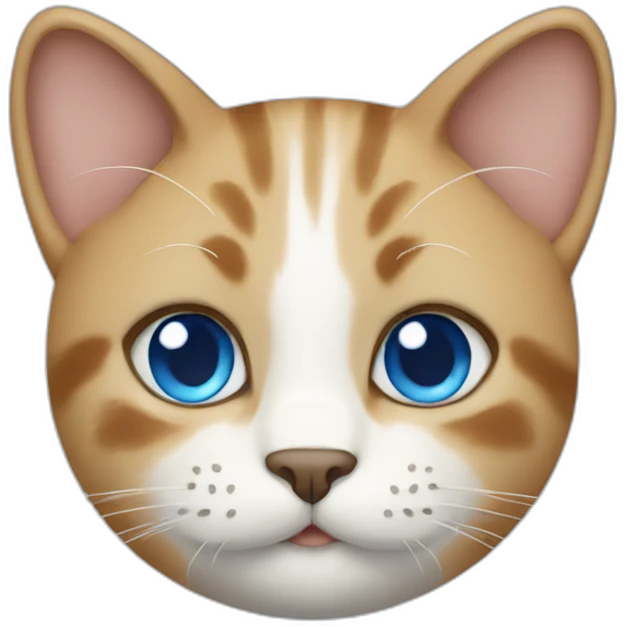 cat with blue eyes emoji