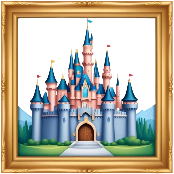 Disney castle  emoji