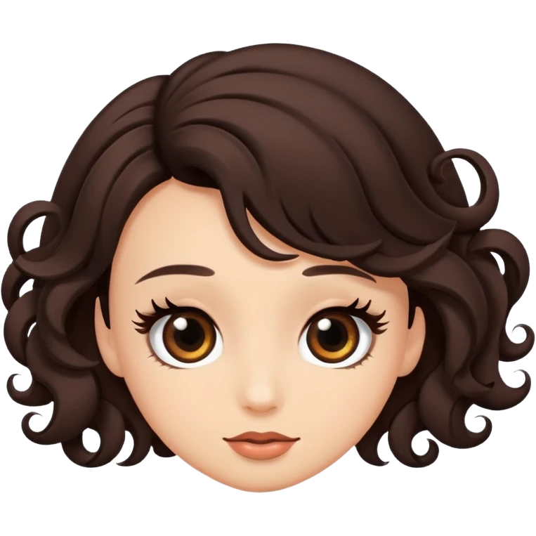Cute lashes emoji