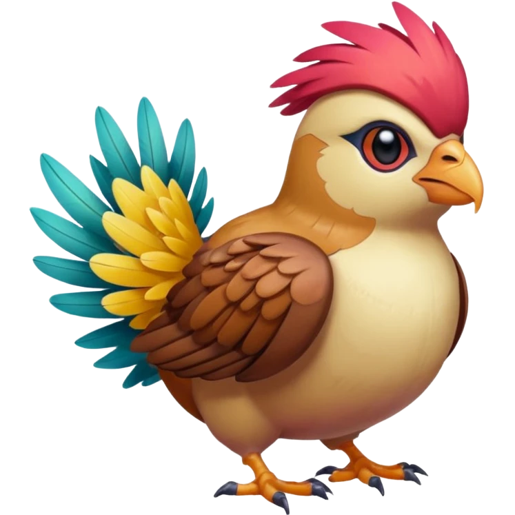 Pidgey-Fakémon-hybrid-creature (full body)  emoji