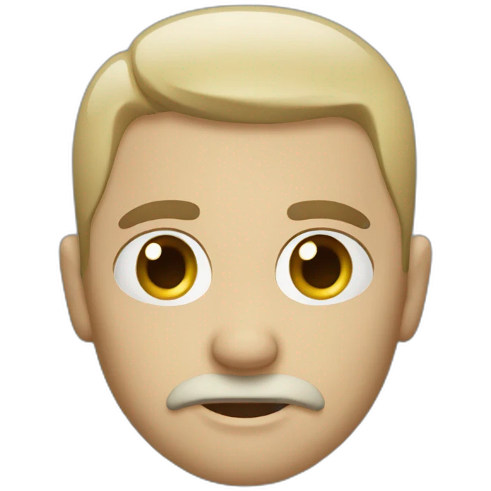 Ennui face emoji