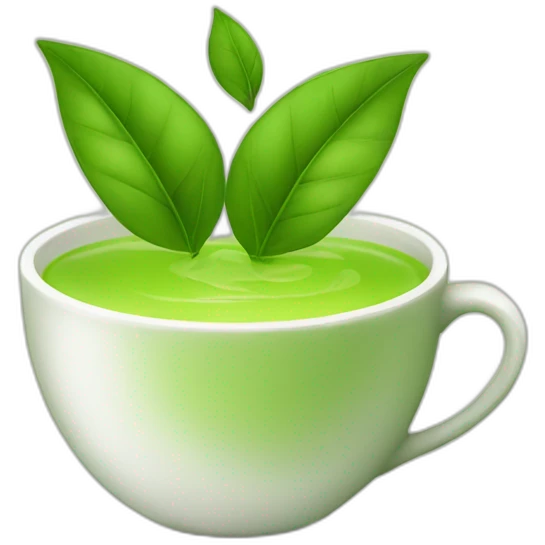green tea emoji