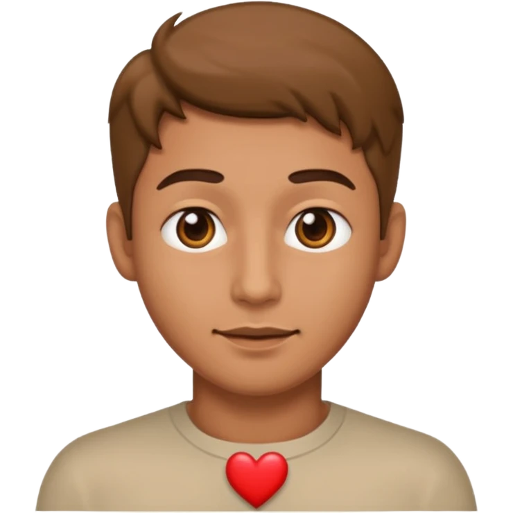 man with heart eye emoji