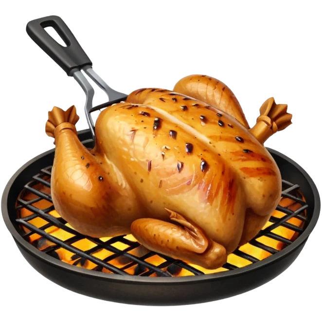 grilled chicken emoji