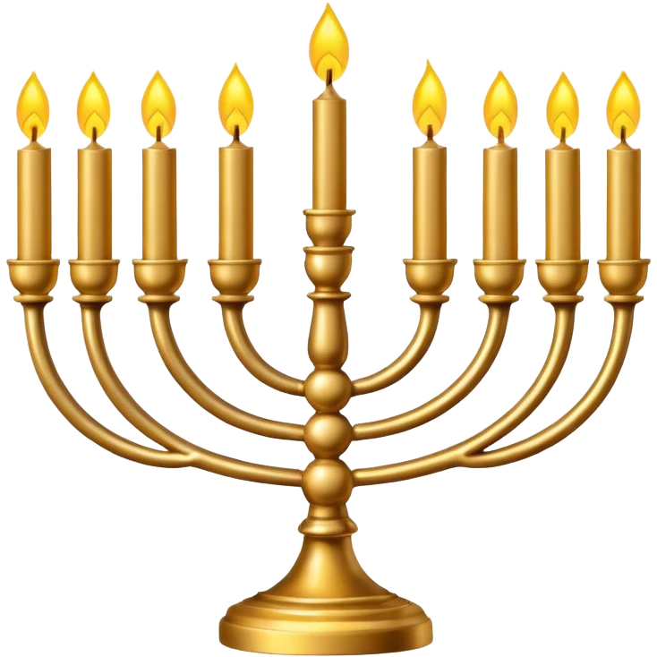 The Menorah emoji