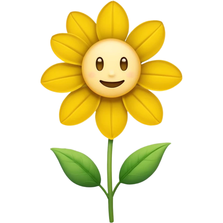 make flowey from undertale emoji