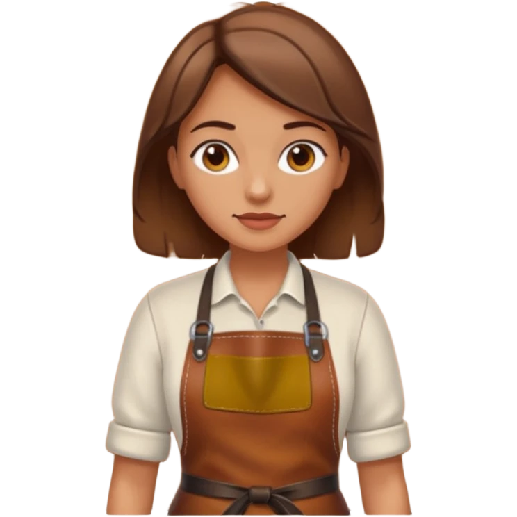 Leather Craft Worker woman  emoji