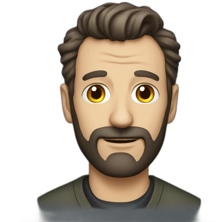 Mathieu Kassovitz with beard emoji