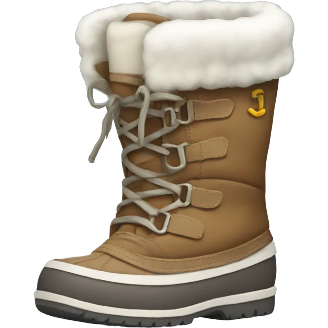 Snowboots emoji