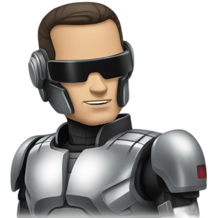 Vandamme as robocop emoji