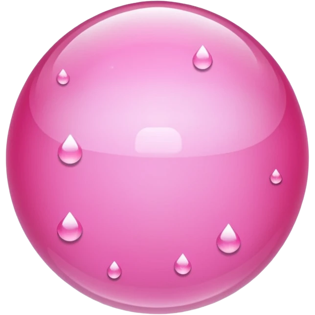 pink drops emoji