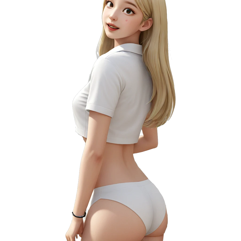 girl in white shirt outdoors emoji