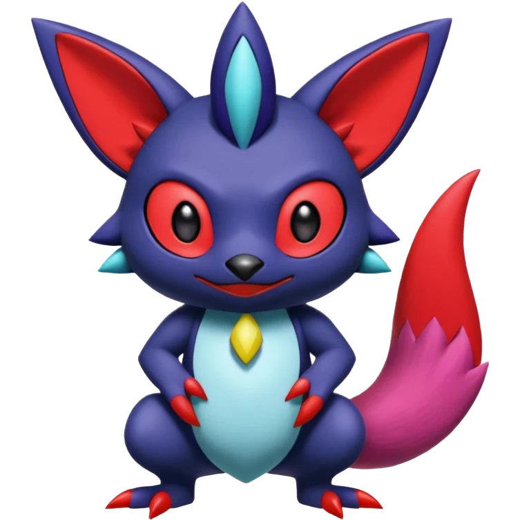  exotic tropical cyber-Litten-Stitch-Noibat-Weavile-Zangoose-Fakémon-Pokémon-Vernid-creature emoji