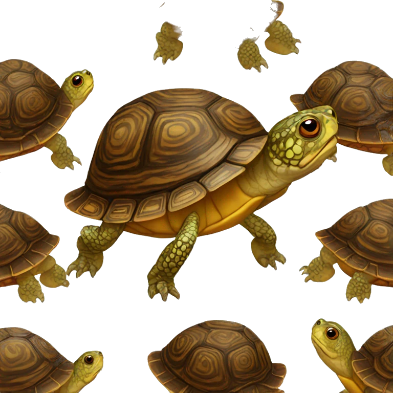 Ornate Box turtle emoji