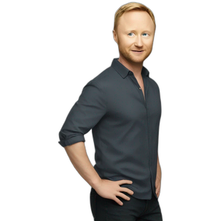 Limmy as Falcon Hoof, dancing emoji