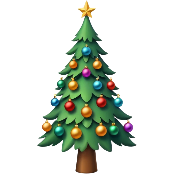 tall christmas tree emoji