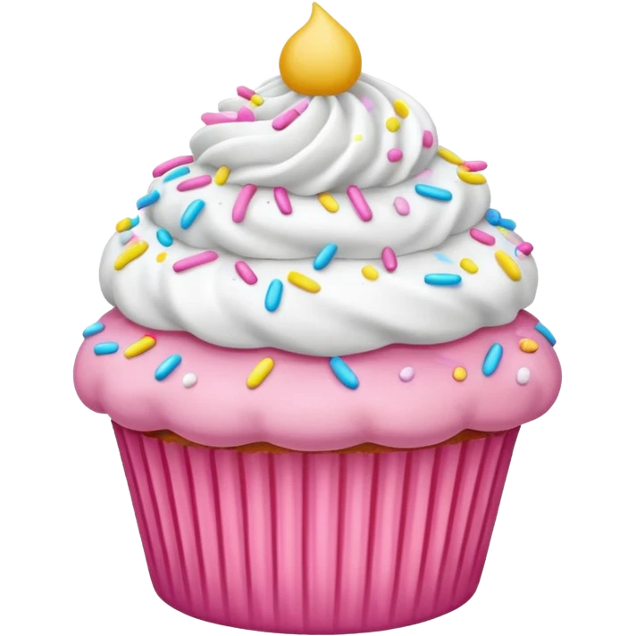 baby pink cupcake emoji