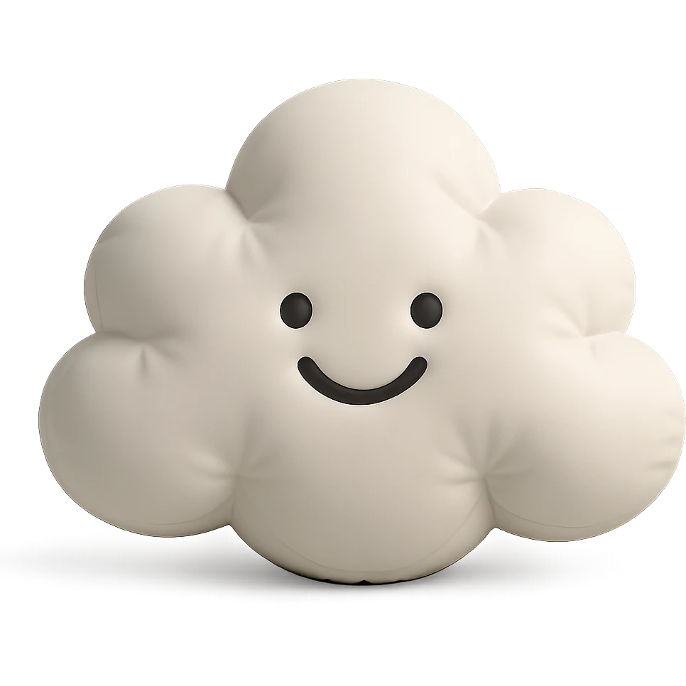 happy cloud emoji