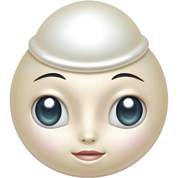 Perlas sin cara emoji