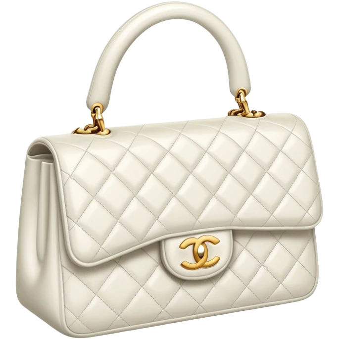 white chanel purse emoji