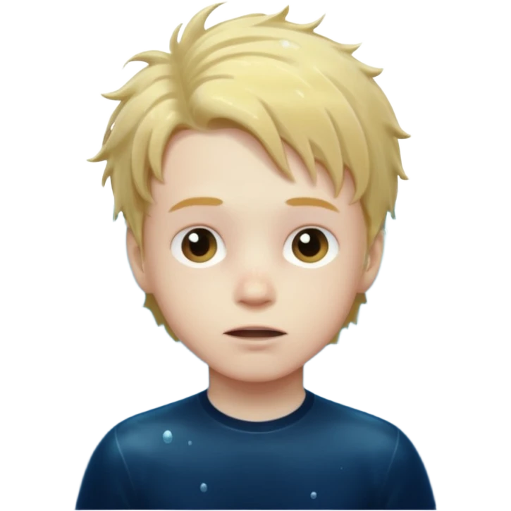 Underwater boy emoji