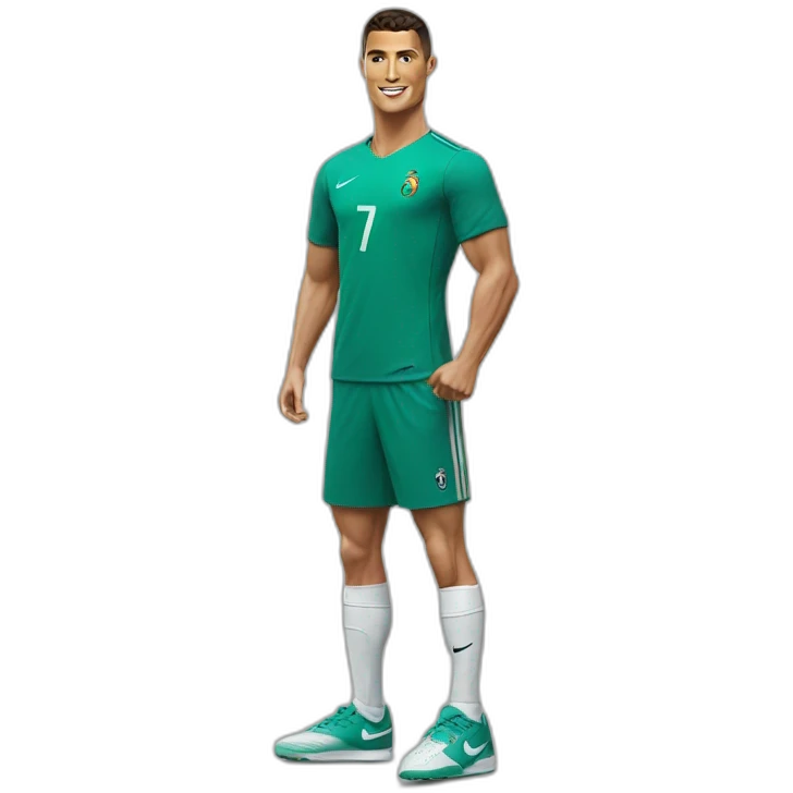 Cristiano Ronaldo with Nike tee shirt emoji