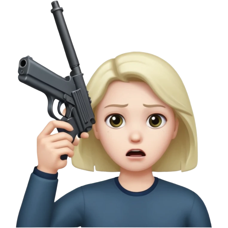 Gun to head  emoji