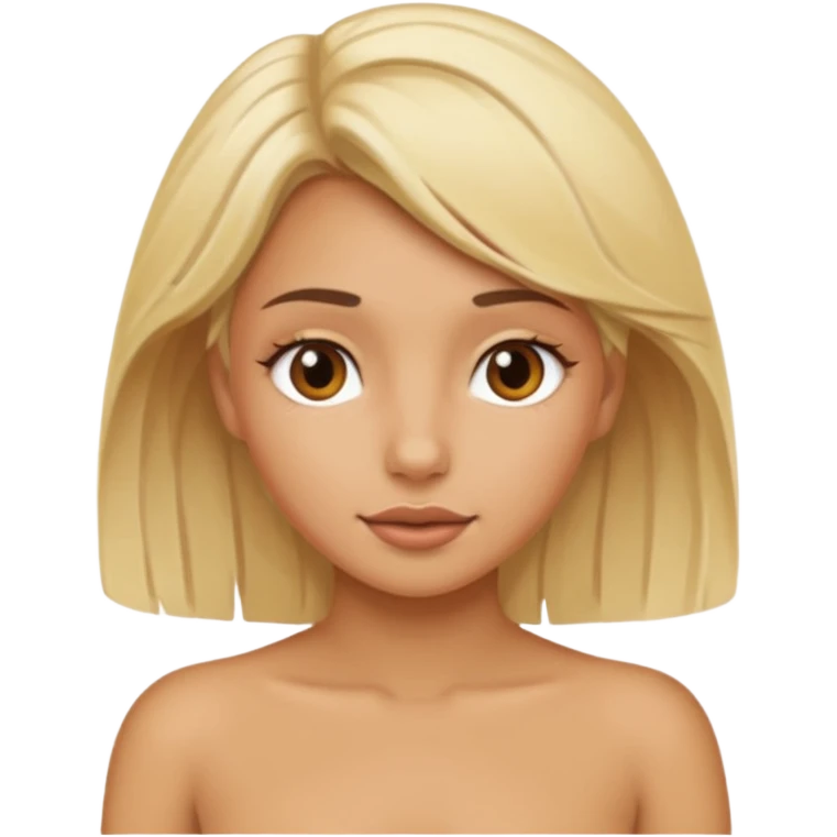 Blonde girl with big ass and tits without clothes  emoji