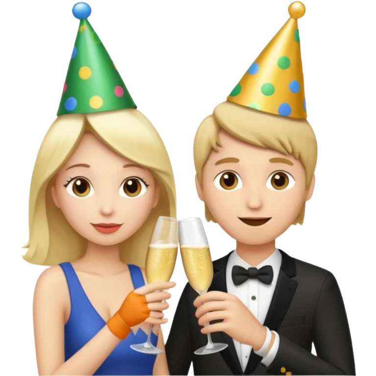 Due che si abbracciano natale emoji