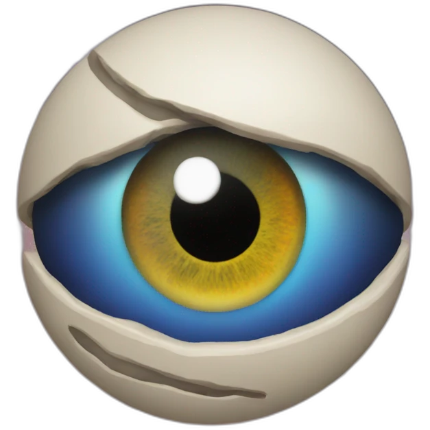 Eye planet emoji