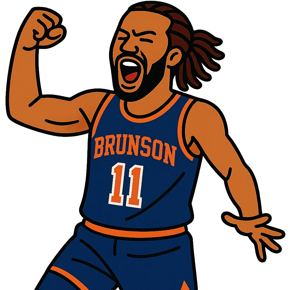 Jalen Brunson basketball celebration emoji