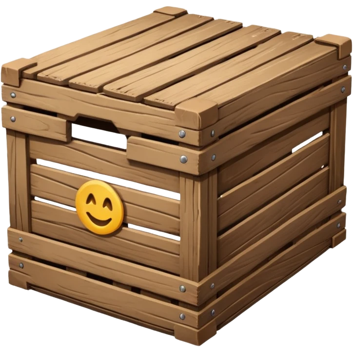 wooden crate emoji