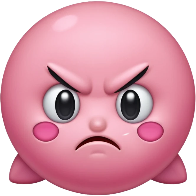 angry kirby emoji