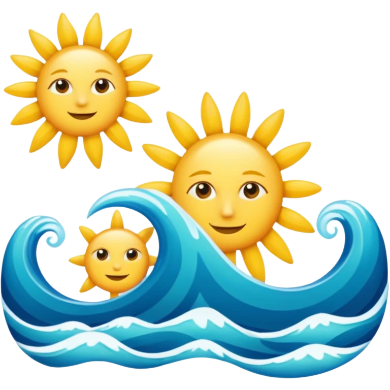 Scritta estate tutta colorata e in lettering con sole mare .. emoji