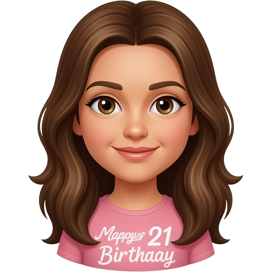happy 21st birthday Anna marque emoji