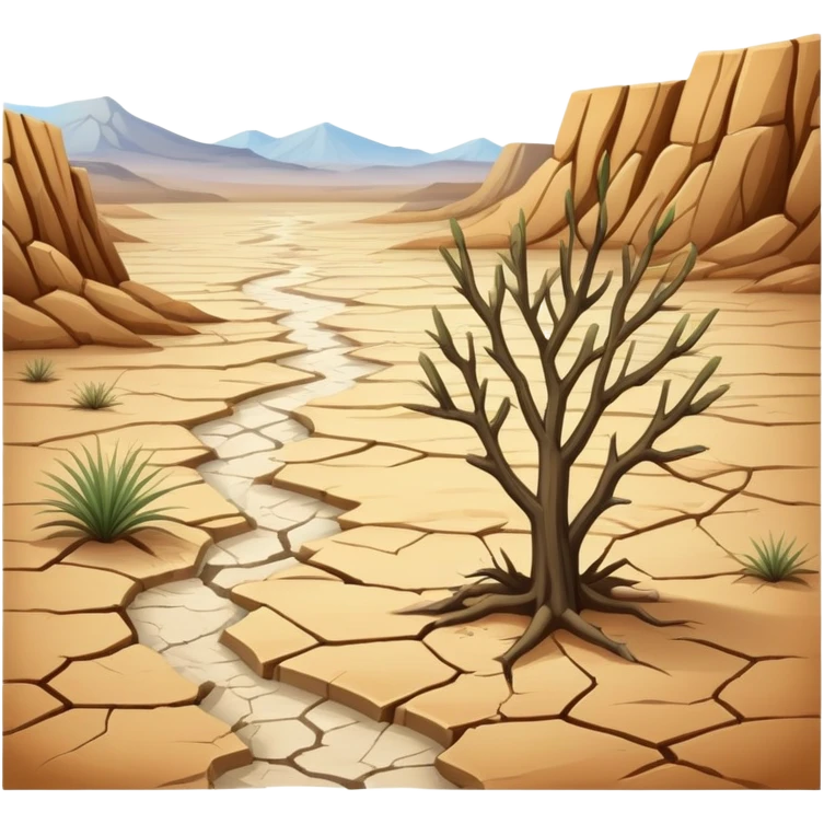 dry scenery  emoji