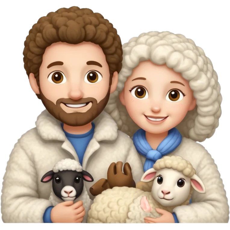 sheep husband wife emoji