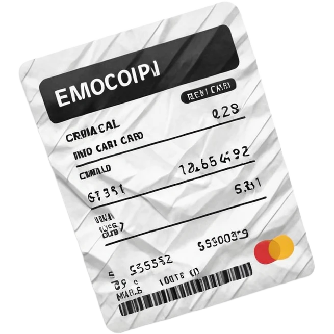 credit card receipt emoji