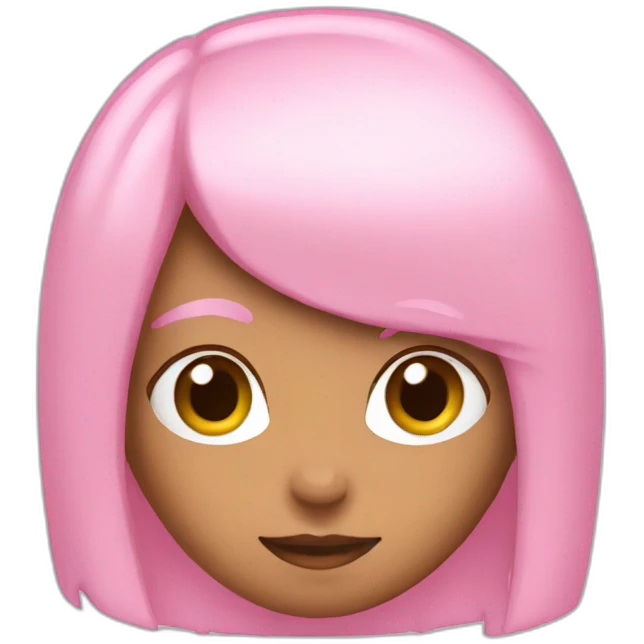 pink finish emoji