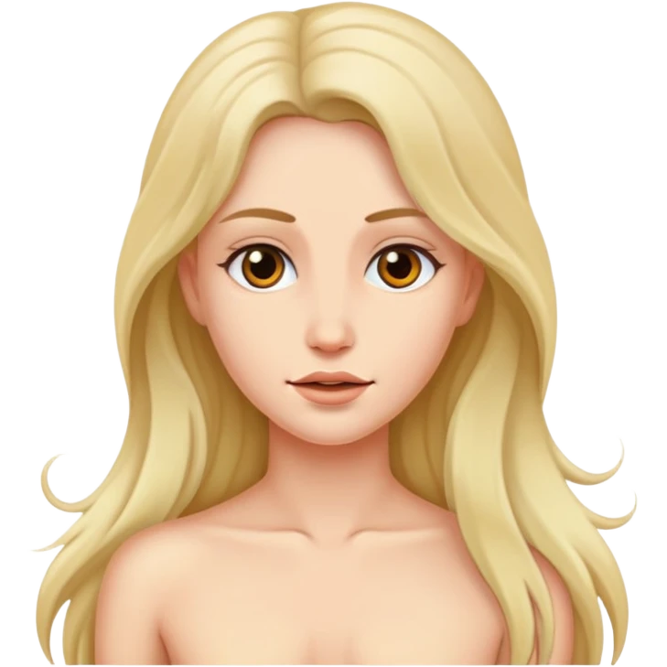 Naked woman emoji