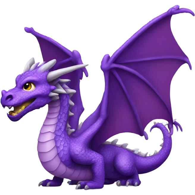 Purple dragon  emoji