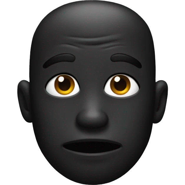 Black goo emoji
