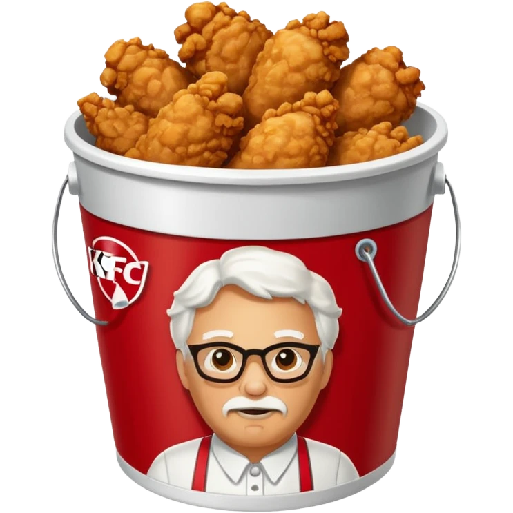KFC bucket of chicken emoji